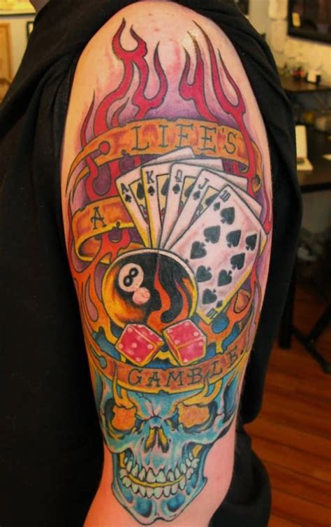 lifes a gamble tattoo|The Risks And Rewards Of Gambling On Life (lifes a gamble tattoo).